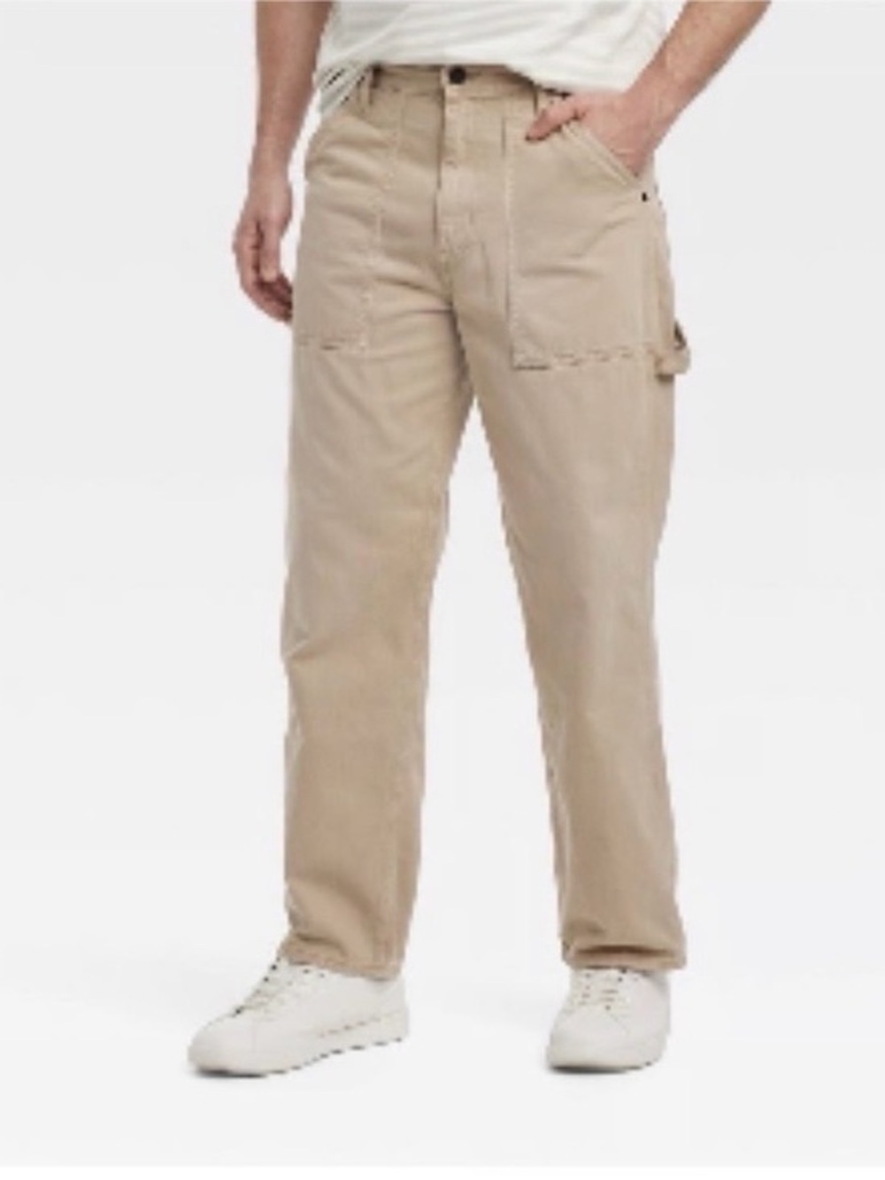 Goodfellow & Co Beige Cargo Utility Pants - Picture 1 of 6